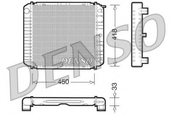 Radiator racire motor