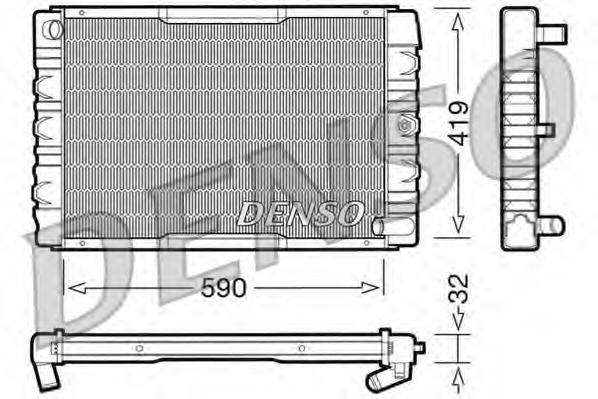 Radiator racire motor