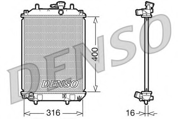 Radiator racire motor