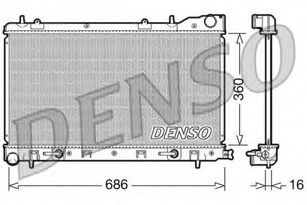 Radiator racire motor