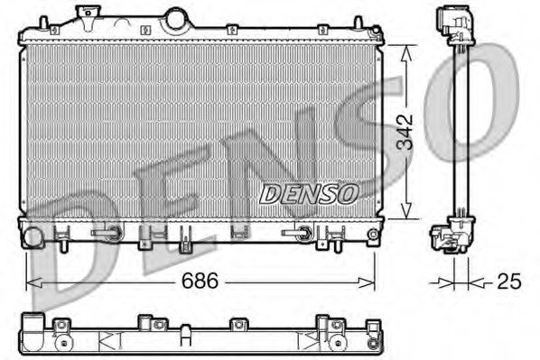 Radiator racire motor