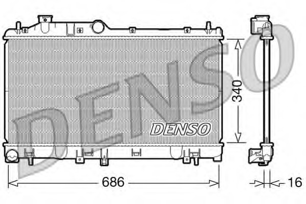 Radiator racire motor