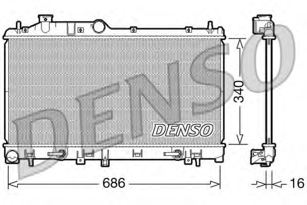 Radiator racire motor