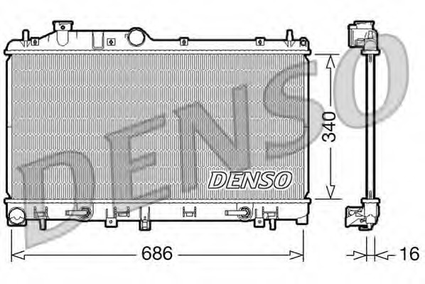 Radiator racire motor