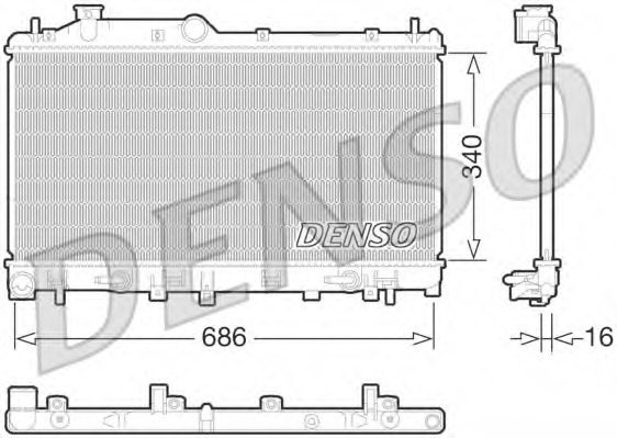 Radiator racire motor