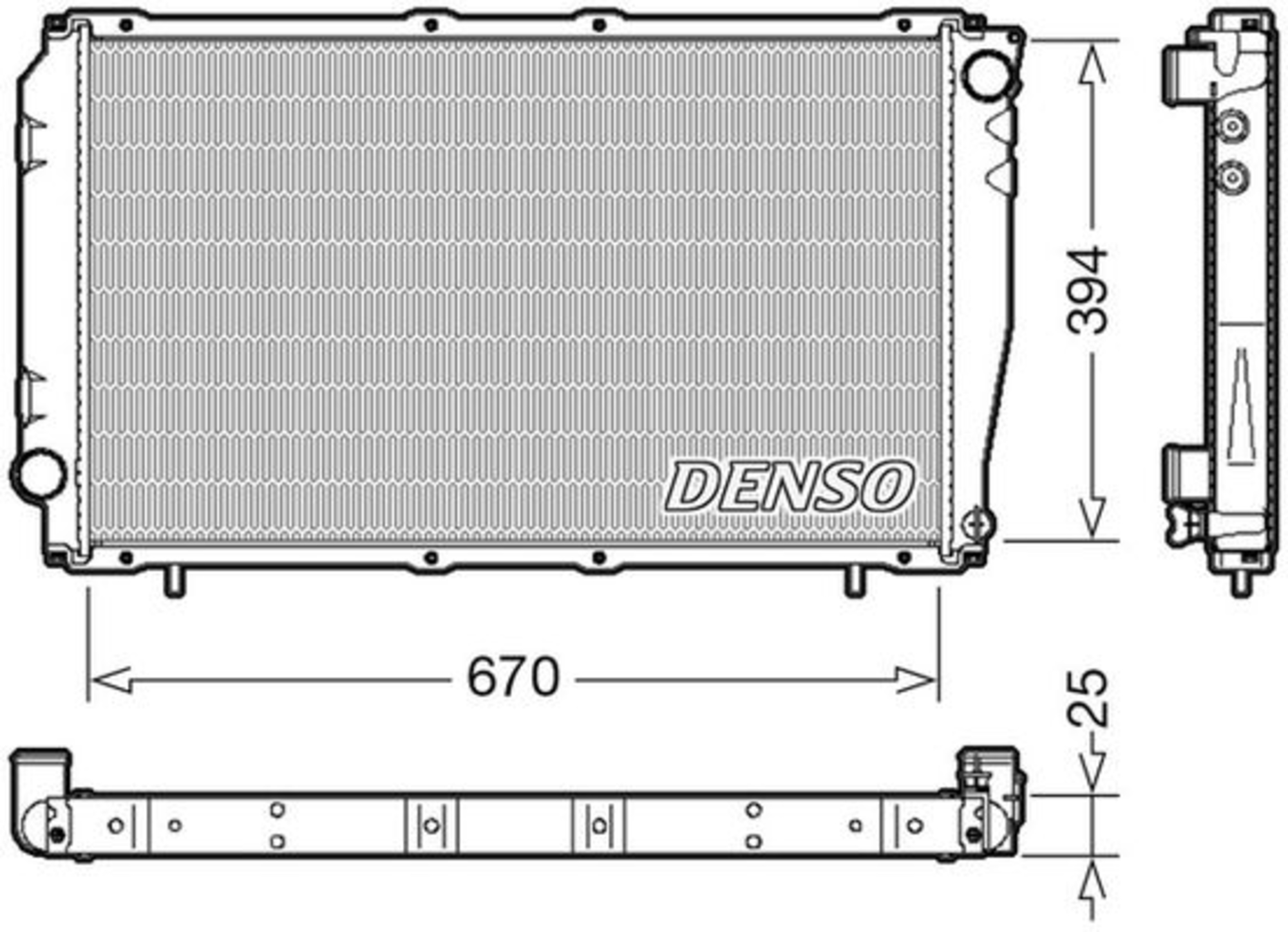 Radiator racire motor