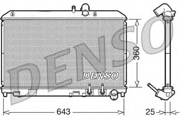 Radiator racire motor