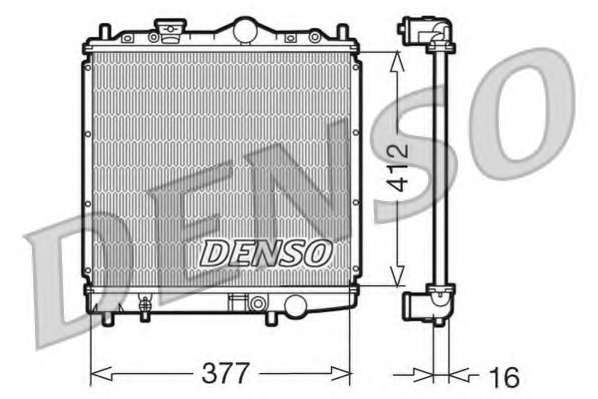 Radiator racire motor