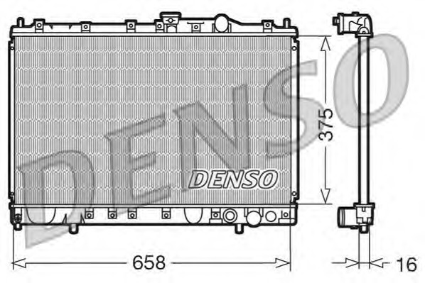 Radiator racire motor