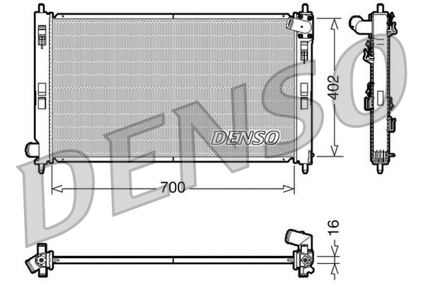 Radiator racire motor