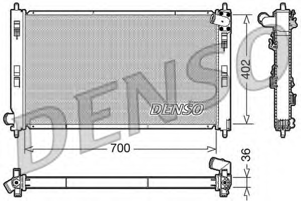 Radiator racire motor