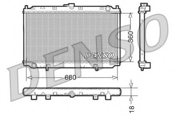 Radiator racire motor