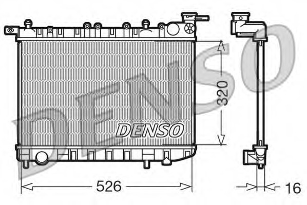 Radiator racire motor