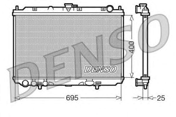 Radiator racire motor