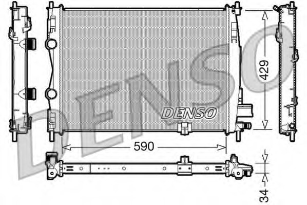 Radiator racire motor