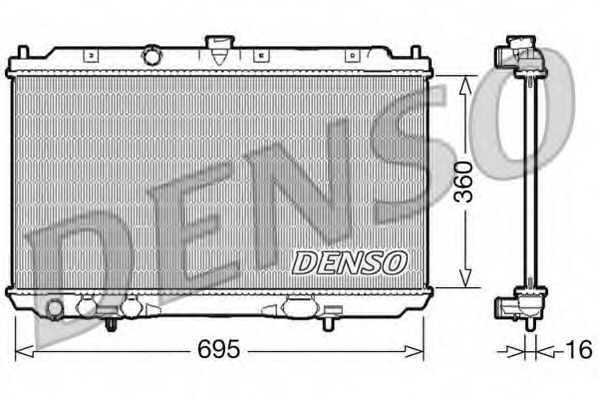 Radiator racire motor