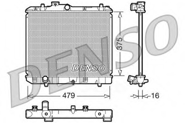 Radiator racire motor