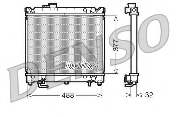 Radiator racire motor