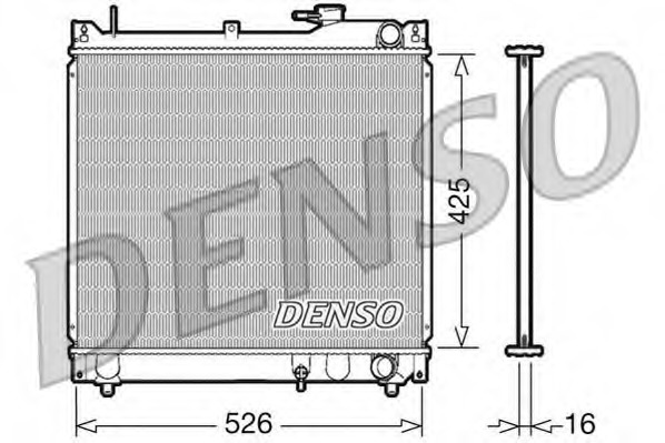 Radiator racire motor