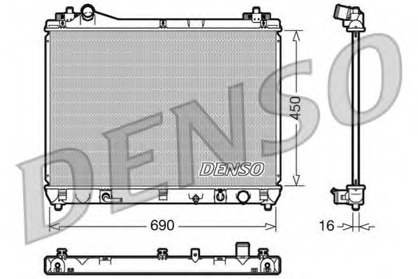 Radiator racire motor