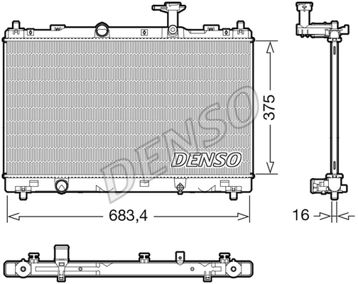 Radiator racire motor