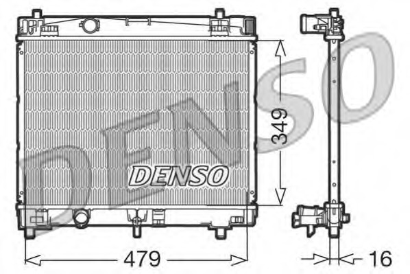 Radiator racire motor