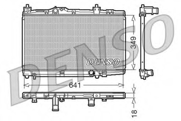 Radiator racire motor