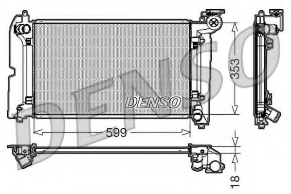 Radiator racire motor