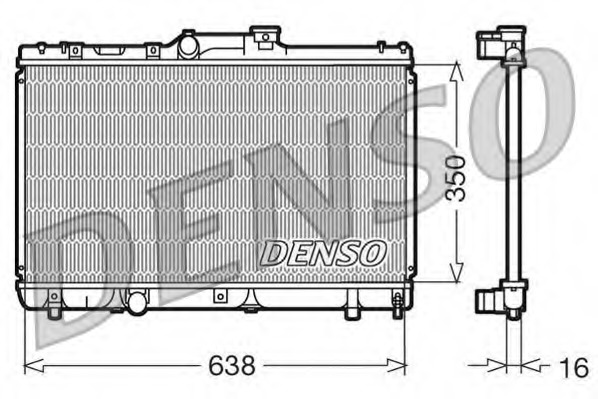 Radiator racire motor