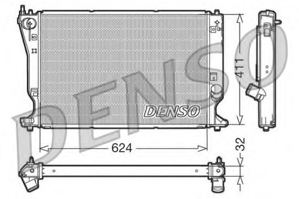 Radiator racire motor