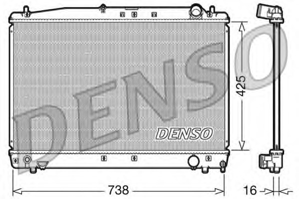 Radiator racire motor