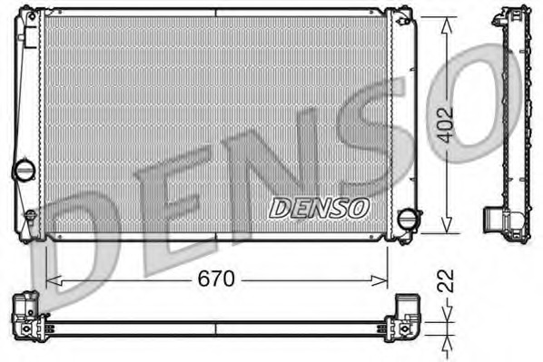 Radiator racire motor