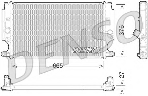 Radiator racire motor