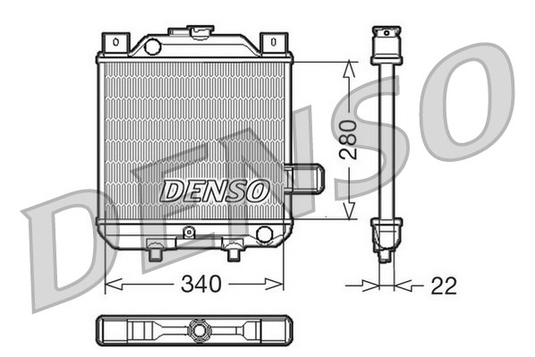 Radiator racire motor