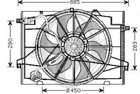 Ventilator radiator