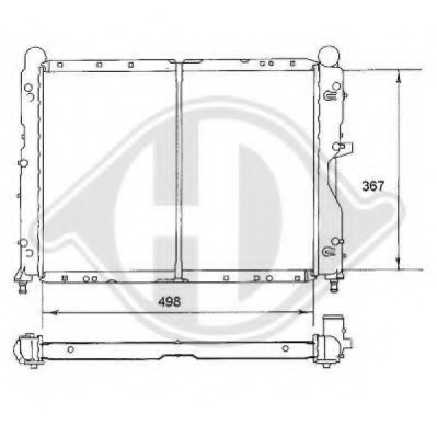 Radiator racire motor