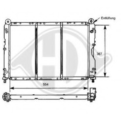 Radiator racire motor