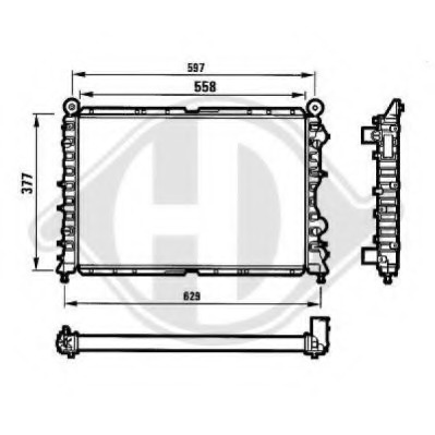 Radiator racire motor