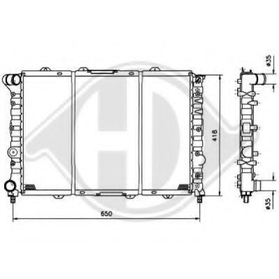 Radiator racire motor