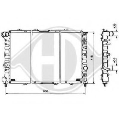 Radiator racire motor