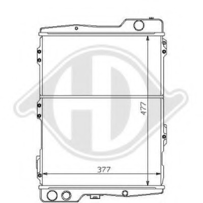 Radiator racire motor