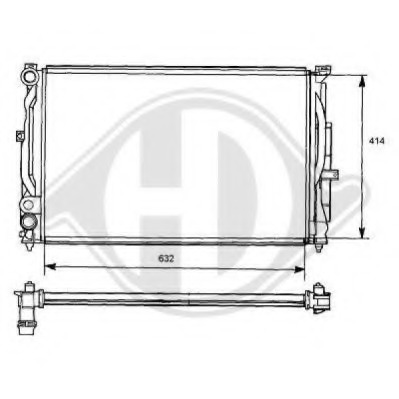 Radiator racire motor