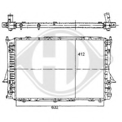 Radiator racire motor