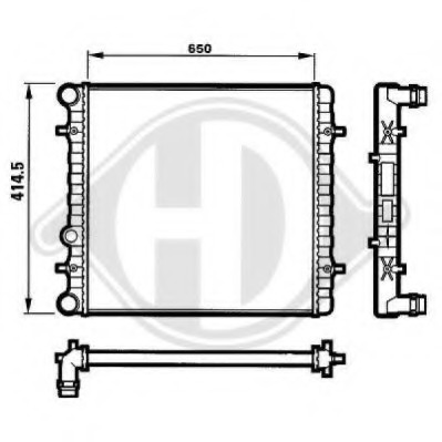 Radiator racire motor