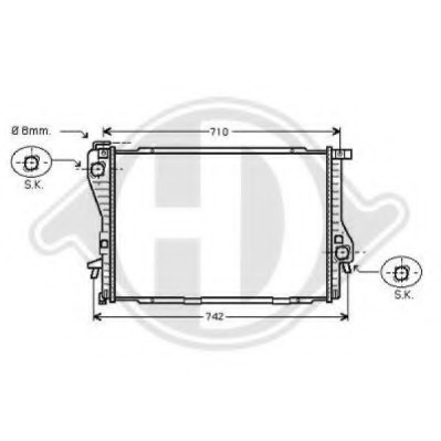 Radiator racire motor