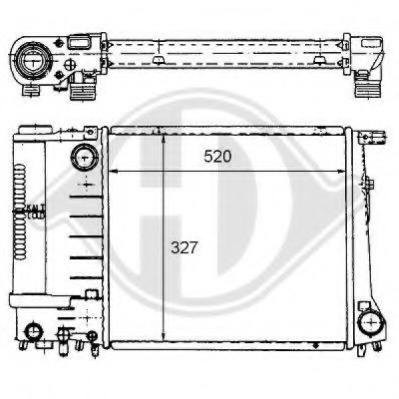 Radiator racire motor