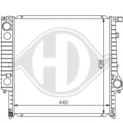 Radiator racire motor