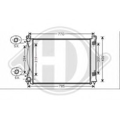 Radiator racire motor