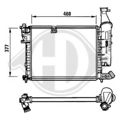 Radiator racire motor