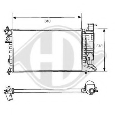 Radiator racire motor